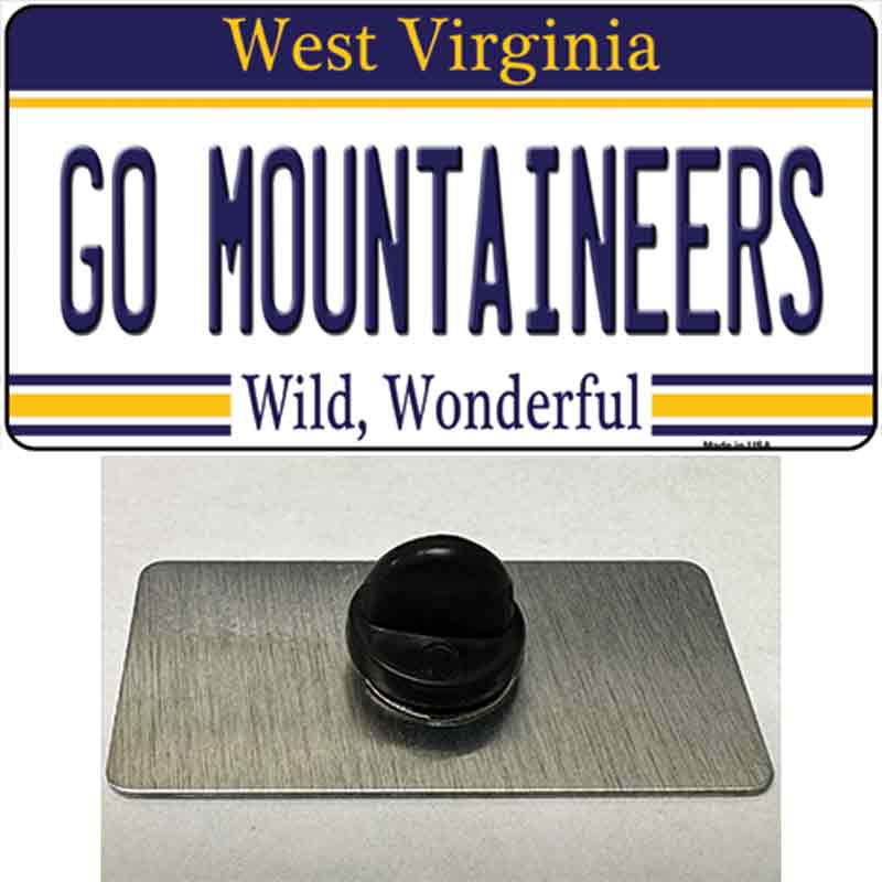 Go Mountaineers Novelty Metal Hat Pin