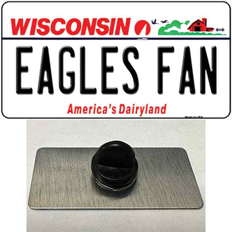 Eagles Fan Wisconsin Novelty Metal Hat Pin