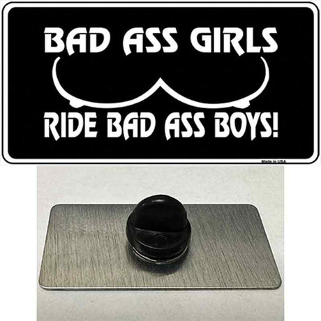 Bad Ass Girls Novelty Metal Hat Pin