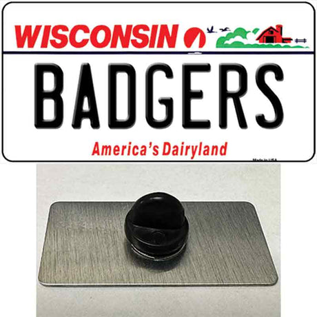 Badgers Novelty Metal Hat Pin