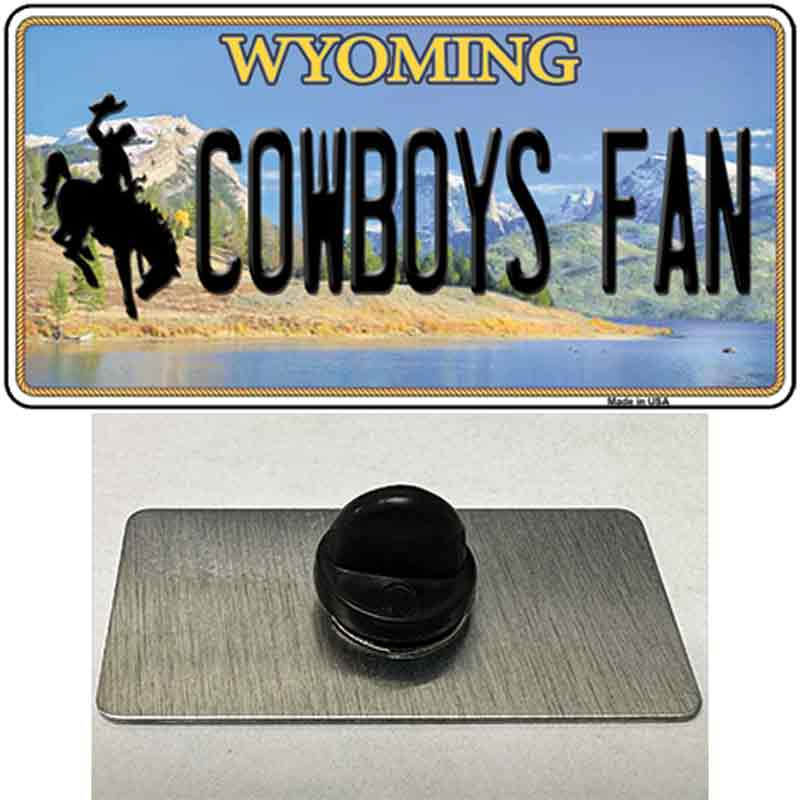 Cowboys Fan Wyoming Novelty Metal Hat Pin