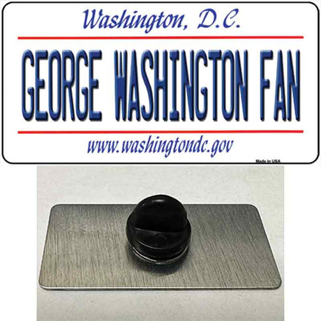 George Washington Fan Novelty Metal Hat Pin