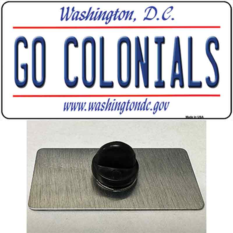 Go Colonials Novelty Metal Hat Pin