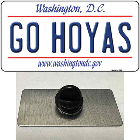 Go Hoyas Novelty Metal Hat Pin