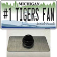 Number 1 Tigers Fan Novelty Metal Hat Pin Tag