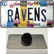 Ravens Strip Art Novelty Metal Hat Pin Tag