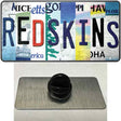 Redskins Strip Art Novelty Metal Hat Pin Tag