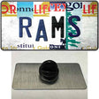 Rams Strip Art Novelty Metal Hat Pin Tag