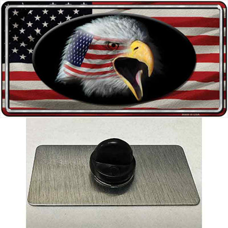 American Flag Eagle Novelty Metal Hat Pin