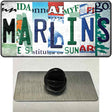 Marlins Strip Art Novelty Metal Hat Pin Tag