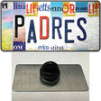 Padres Strip Art Novelty Metal Hat Pin Tag