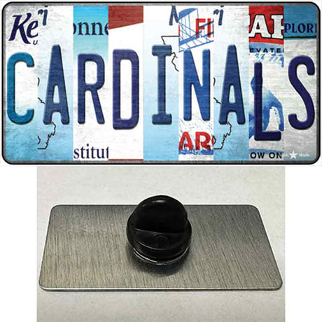 Cardinals Baseball Strip Art Novelty Metal Hat Pin Tag