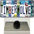 Timberwolves Strip Art Novelty Metal Hat Pin Tag