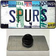 Spurs Strip Art Novelty Metal Hat Pin Tag