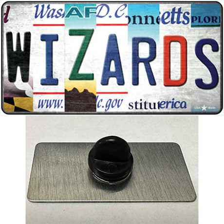 Wizards Strip Art Novelty Metal Hat Pin Tag