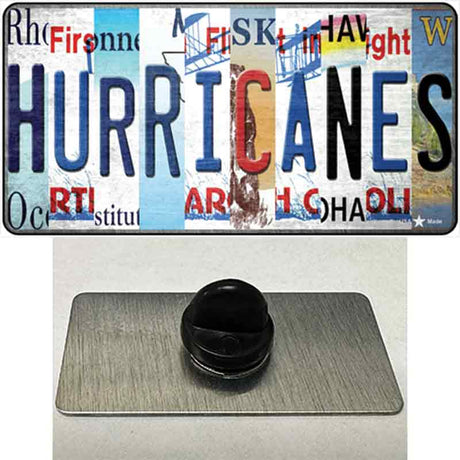 Hurricanes Strip Art Novelty Metal Hat Pin Tag