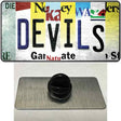 Devils Strip Art Novelty Metal Hat Pin Tag