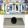 Lightning Strip Art Novelty Metal Hat Pin Tag