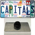 Capitals Strip Art Novelty Metal Hat Pin Tag