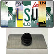 LSU Strip Art Novelty Metal Hat Pin Tag