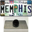 Memphis Strip Art Novelty Metal Hat Pin Tag