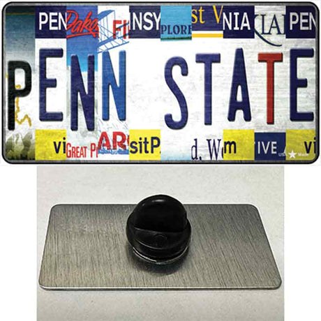 Penn State Strip Art Novelty Metal Hat Pin Tag