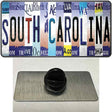 South Carolina Strip Art Novelty Metal Hat Pin Tag