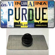 Purdue Strip Art Novelty Metal Hat Pin Tag