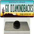 Go Diamondbacks Novelty Metal Hat Pin Tag