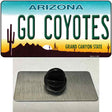 Go Coyotes Novelty Metal Hat Pin Tag