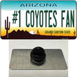 Number 1 Coyotes Fan Novelty Metal Hat Pin Tag