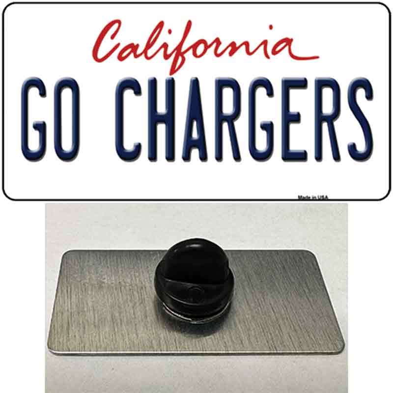 Go Chargers Novelty Metal Hat Pin Tag