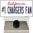 Number 1 Chargers Fan Novelty Metal Hat Pin Tag