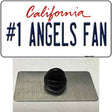 Number 1 Angels Fan Novelty Metal Hat Pin Tag