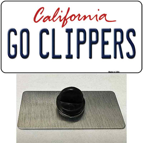 Go Clippers Novelty Metal Hat Pin Tag