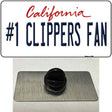 Number 1 Clippers Fan Novelty Metal Hat Pin Tag