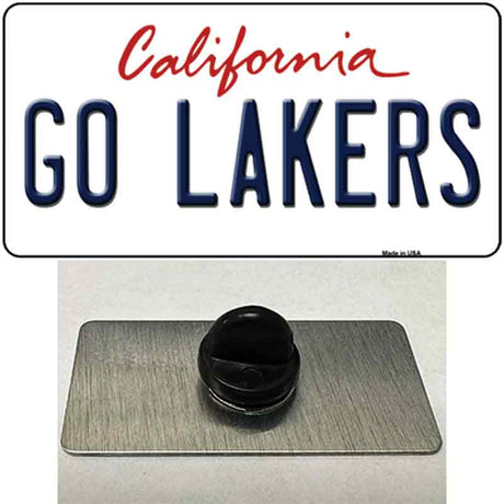 Go Lakers Novelty Metal Hat Pin Tag