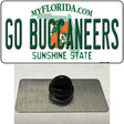 Go Buccaneers Novelty Metal Hat Pin Tag