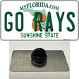 Go Rays Novelty Metal Hat Pin Tag