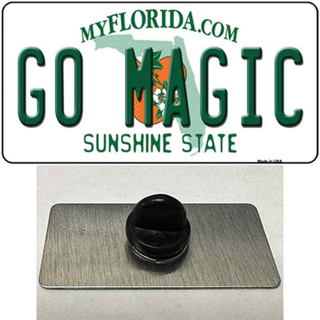 Go Magic Novelty Metal Hat Pin Tag