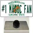 Number 1 Magic Fan Novelty Metal Hat Pin Tag