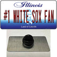 Number 1 White Sox Fan Novelty Metal Hat Pin Tag