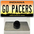 Go Pacers Novelty Metal Hat Pin Tag