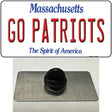 Go Patriots Novelty Metal Hat Pin Tag