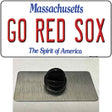 Go Red Sox Novelty Metal Hat Pin Tag