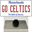 Go Celtics Novelty Metal Hat Pin Tag