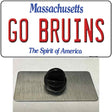 Go Bruins Novelty Metal Hat Pin Tag