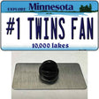 Number 1 Twins Fan Novelty Metal Hat Pin Tag