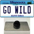 Go Wild Novelty Metal Hat Pin Tag