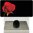 Rose Offset Novelty Metal Hat Pin